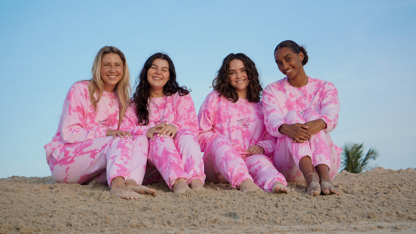 PINK Tie-Dye Sneaker Sweat Set