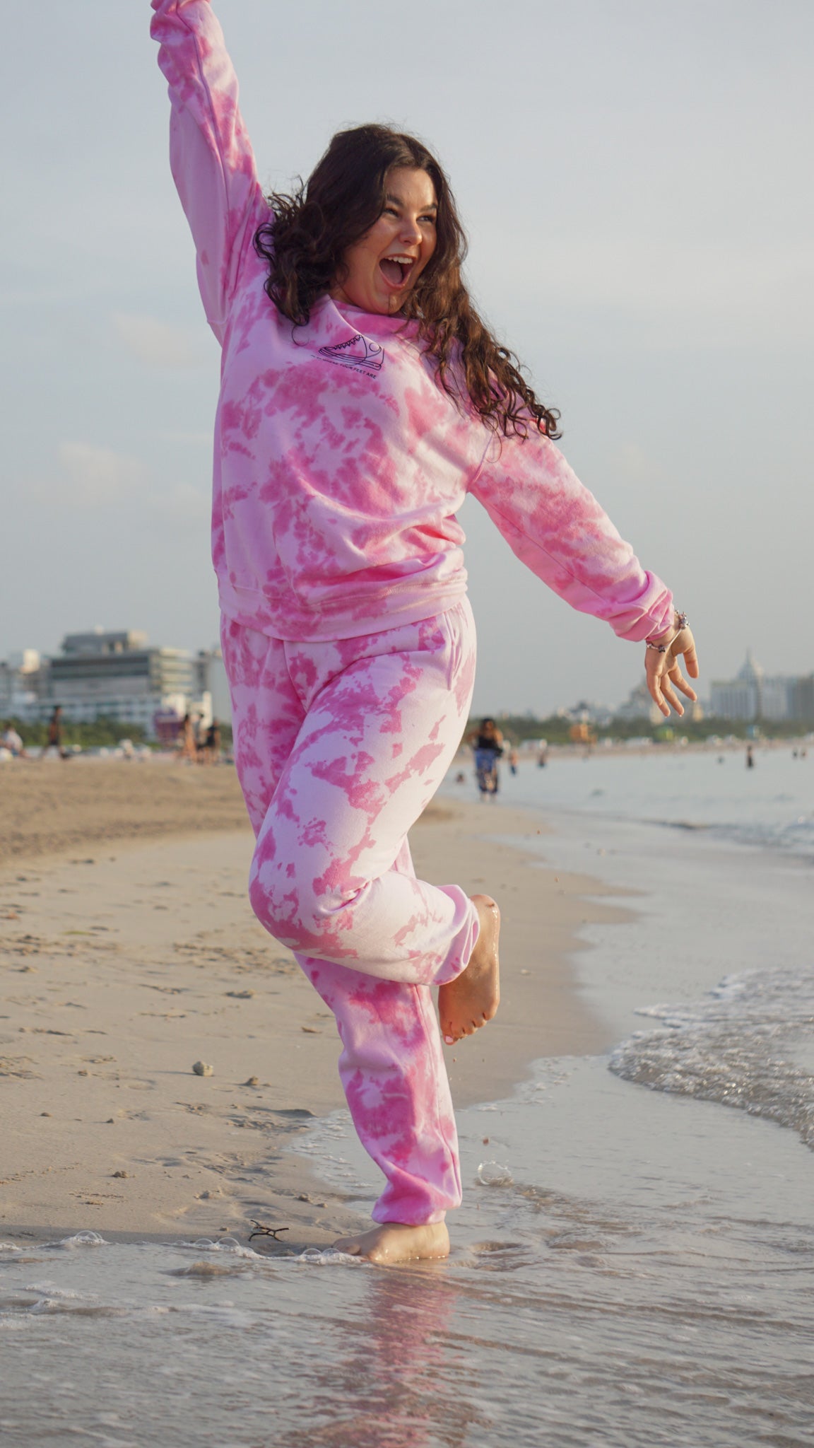 PINK Tie-Dye Sneaker Sweat Set