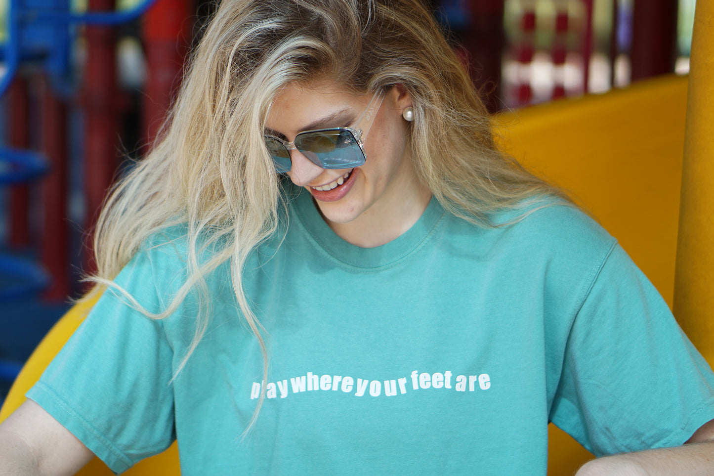 Wavy Blue T-Shirt